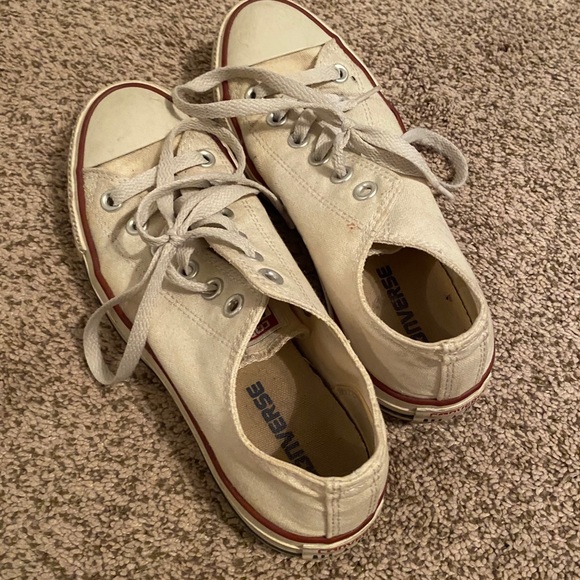 converse classic low white